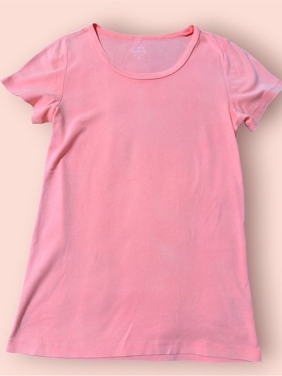 J. Crew Tops - J. Crew Perfect Fit Cotton Short Sleeve Crew Neck Tee, Peach Color, Sz M